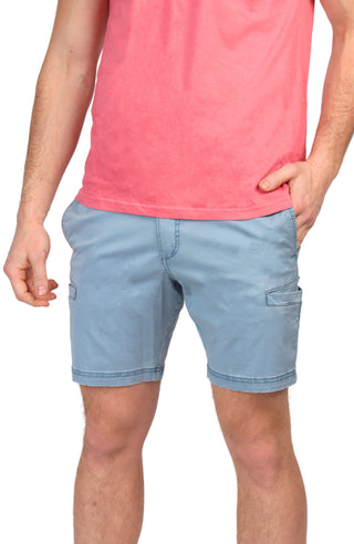 Pigment Dyed Cargo Pocket Shorts
