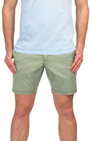 Pigment Dyed Cargo Pocket Shorts