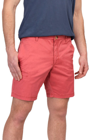 Pigment Dyed Cargo Pocket Shorts