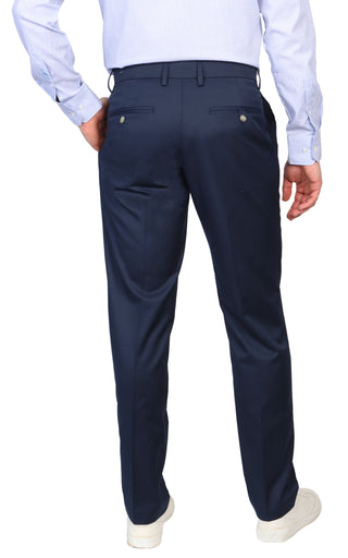 Midnight Blue Tailored Stretch Pants