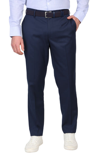 Midnight Blue Tailored Stretch Pants