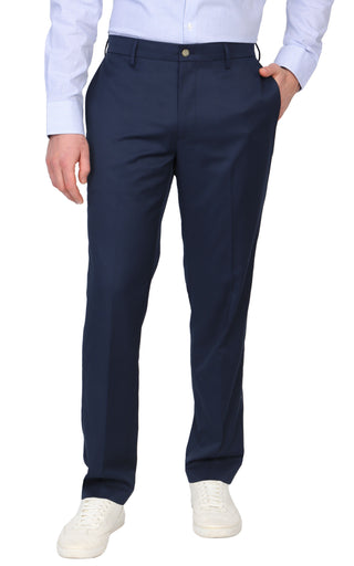 Midnight Blue Tailored Stretch Pants