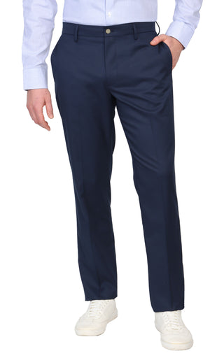 Midnight Blue Tailored Stretch Pants