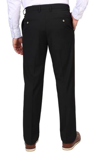 Jet Black Tailored Stretch Pants