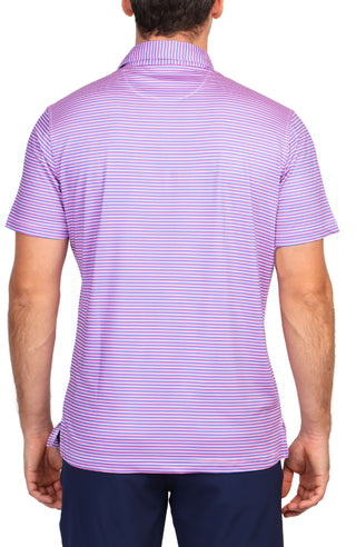 Multi Stripe Performance Polo