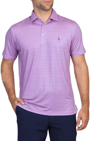 Multi Stripe Performance Polo