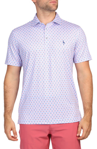 Playing Cards Print Performance Polo