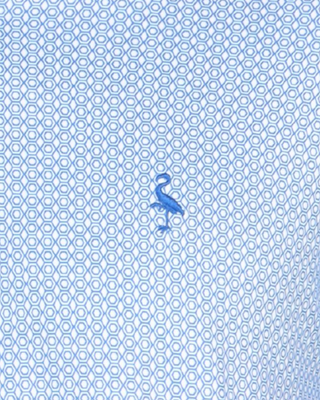 Mini Geo Print Performance Polo