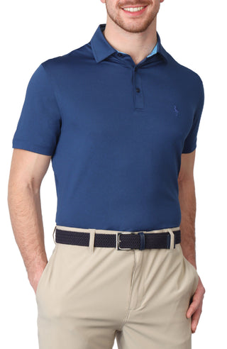 Solid Melange Performance Polo