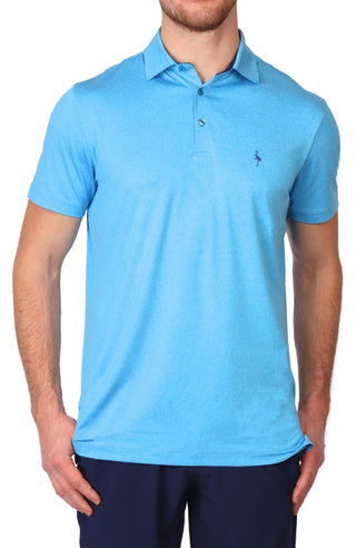 Solid Melange Performance Polo