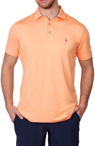 Solid Melange Performance Polo