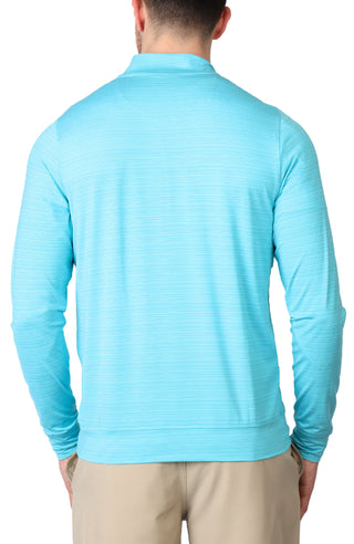 Yarn Dye Stripe Performance Quarter-Zip