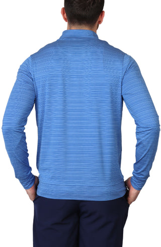 Yarn Dye Stripe Performance Quarter-Zip