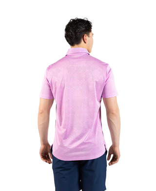 Honeycomb Jacquard Textured Performance Polo