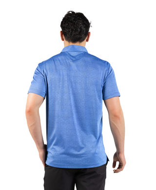 Honeycomb Jacquard Textured Performance Polo