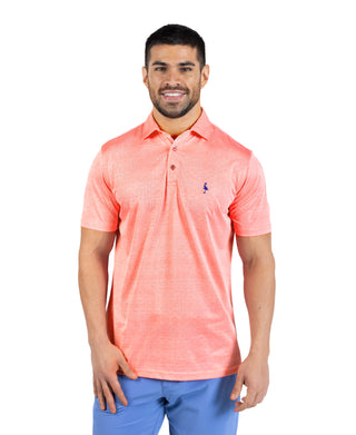 Honeycomb Jacquard Textured Performance Polo