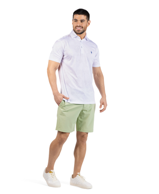 Honeycomb Jacquard Textured Performance Polo