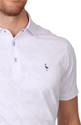 Honeycomb Textured Performance Polo