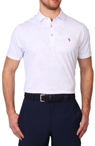 Honeycomb Textured Performance Polo