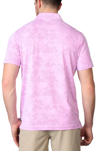 Honeycomb Textured Performance Polo