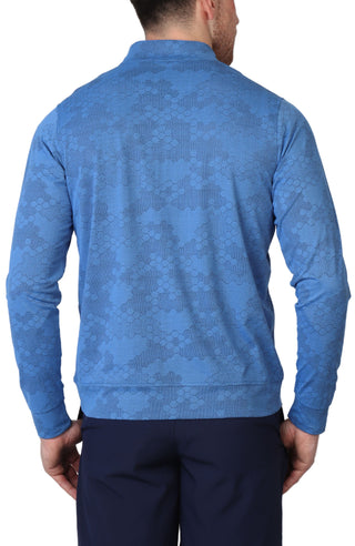 Honeycomb Textured Performance Quarter-Zip