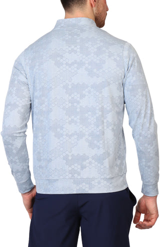 Honeycomb Textured Performance Quarter-Zip