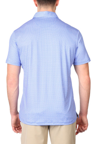 Mini Mosaic Printed Performance Polo