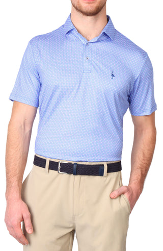 Mini Mosaic Printed Performance Polo