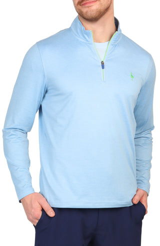 Lightweight Mesh Performance Quarter-Zip