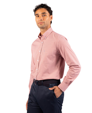 Signature Micro Gingham Long Sleeve Shirt