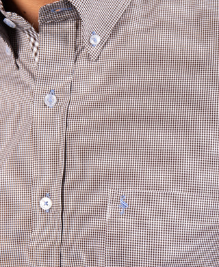 Signature Micro Gingham Long Sleeve Shirt