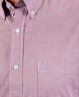 Signature Micro Gingham Long Sleeve Shirt