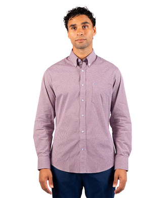 Signature Micro Gingham Long Sleeve Shirt