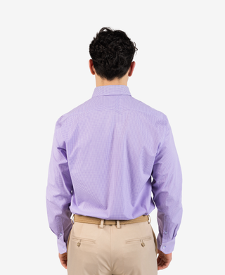 Signature Micro Gingham Long Sleeve Shirt