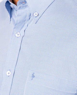 Signature Micro Gingham Long Sleeve Shirt