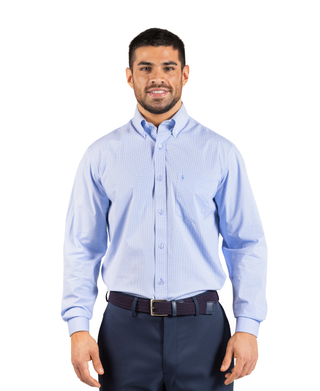 Signature Micro Gingham Long Sleeve Shirt