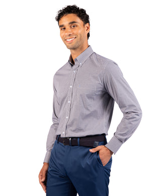 Signature Micro Gingham Long Sleeve Shirt