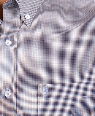 Signature Micro Gingham Long Sleeve Shirt