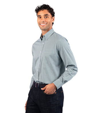 Signature Micro Gingham Long Sleeve Shirt
