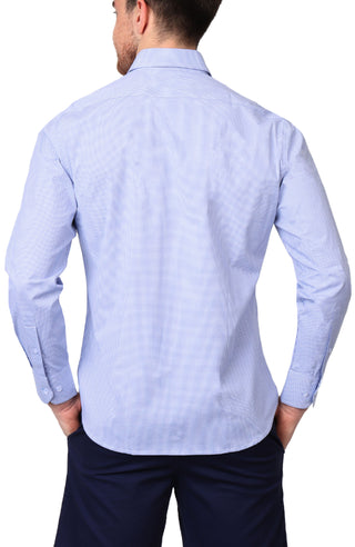 Signature Micro Gingham Long Sleeve Sport Shirt