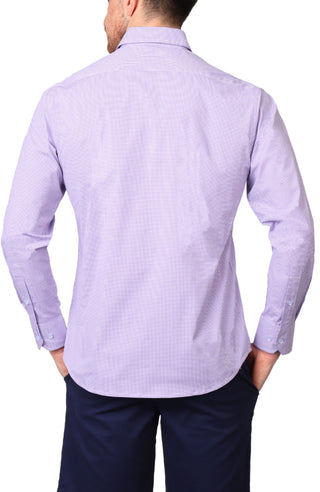 Signature Micro Gingham Long Sleeve Sport Shirt