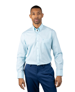 Signature Micro Gingham Long Sleeve Shirt