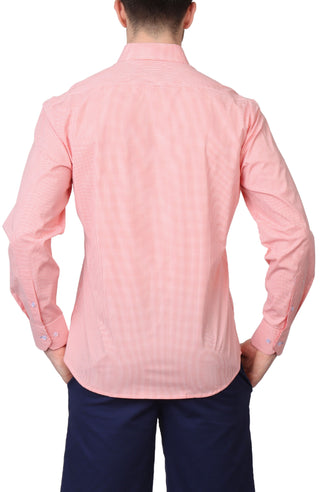 Signature Micro Gingham Long Sleeve Sport Shirt