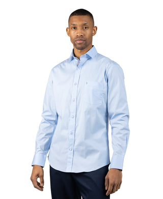 Solid Long Sleeve Sport Shirt