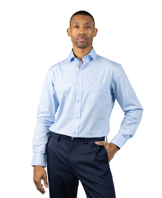 Solid Long Sleeve Sport Shirt