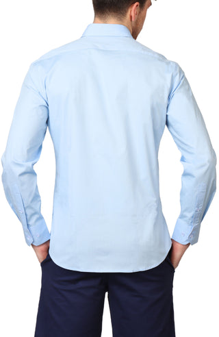 Solid Long Sleeve Sport Shirt