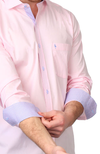 Solid Long Sleeve Sport Shirt