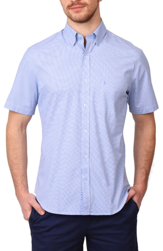 Signature Micro Gingham Short Sleeve Shirt