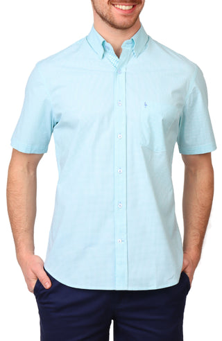 Signature Micro Gingham Short Sleeve Shirt