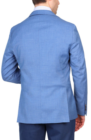 Steel Blue Cross Dyed Sport Coat